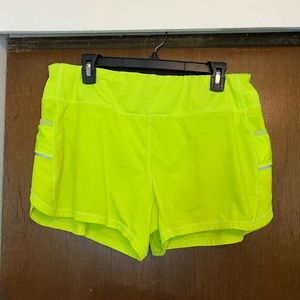 Athleta Neon Athletic Shorts